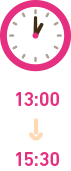 13:00~15:30