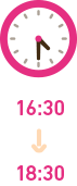 16：30~18：30